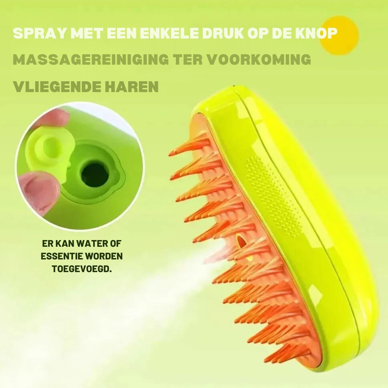 Close up Stoom Kattenborstel