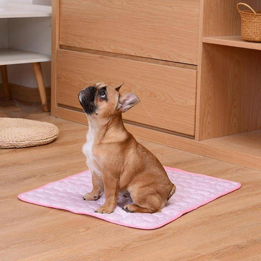 Coolmat Warmte Absorberende Huisdierenmat Roze Honden