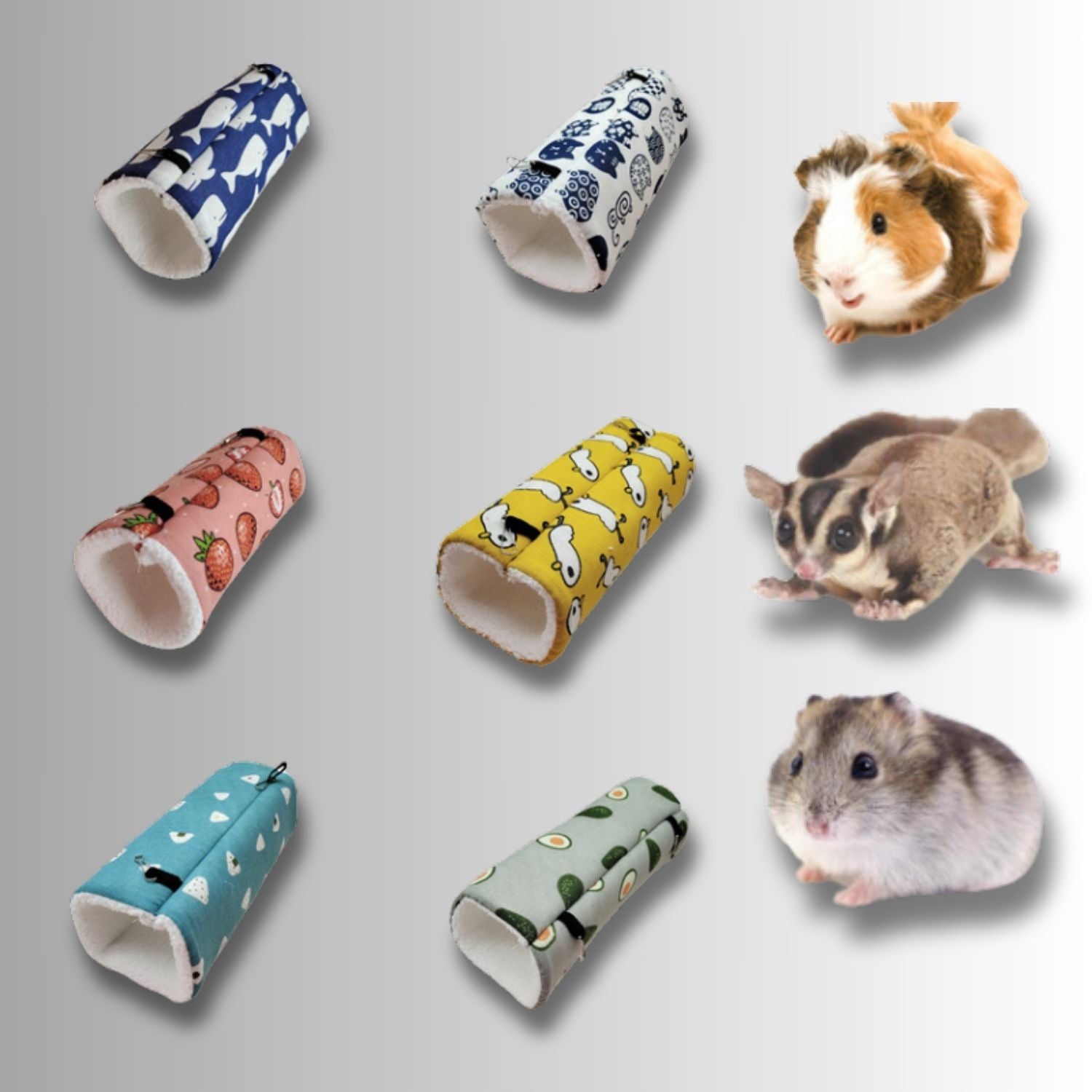 Cozy Critter Tunnel voor huisdieren in diverse prints