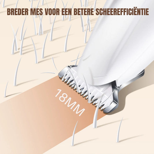 Elektrische Huisdiertrimmer brede mes voor efficientie
