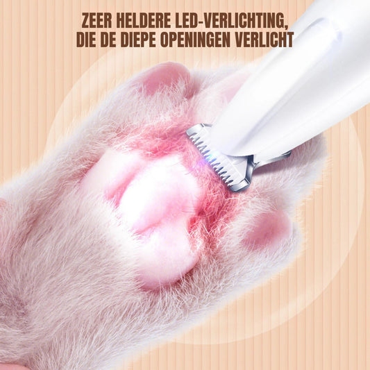 Elektrische Huisdiertrimmer led verlichting voor precisie trimmen