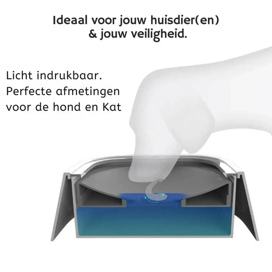 Els Pet anti-spat waterbak werkwijze
