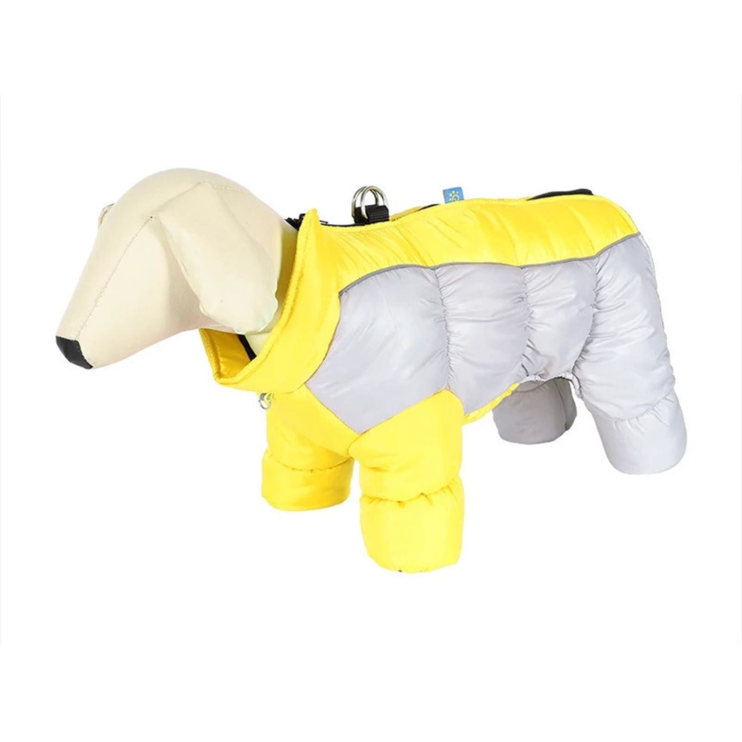 Gezellige hondenjas geel kleur
