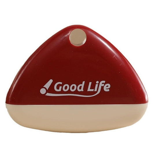 Haarverwijderingsroller rood en creme met goed leven logo