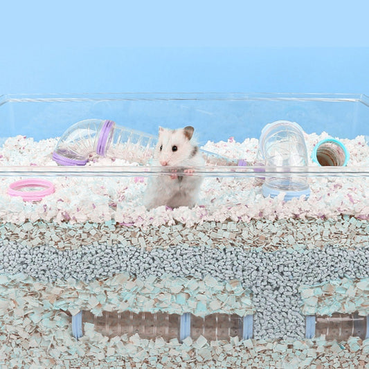 Hamster Pijp Speelgoed Set hamster in plastic speelhuisje