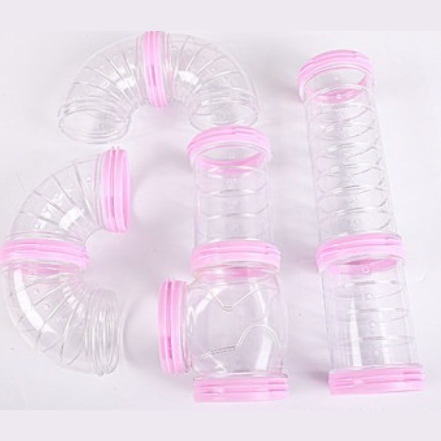 Hamster Pijp Speelgoed Set roze pijpen systeem