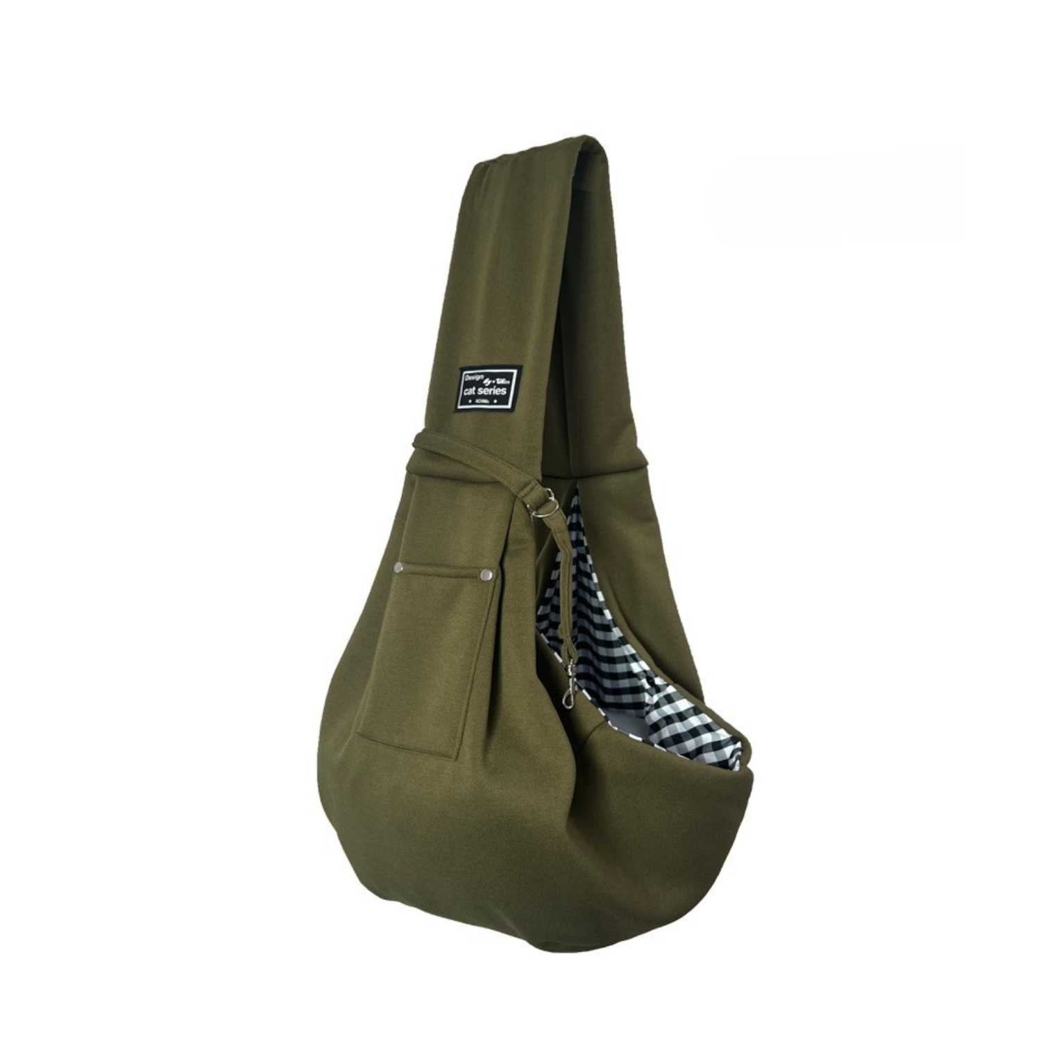 Huisdier Crossbody Tas groene pet sling comfortabele draagtas voor huisdieren