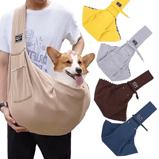 Huisdier Crossbody Tas meerkleurige sling draagtas met hond modellen