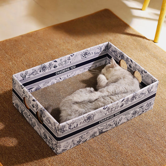 Kattenkrabpaal hondenbed en krabpaal stevig en comfortabel