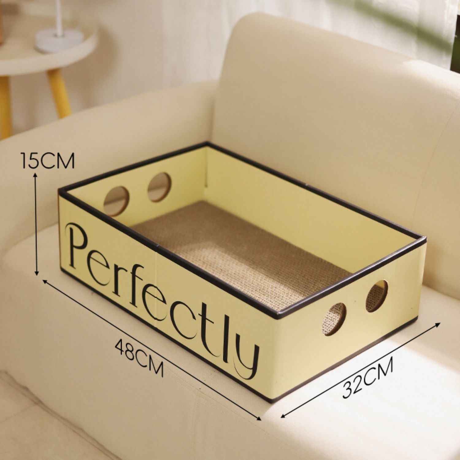 Kattenkrabpaal hondenbed met memory foam extra ondersteuning