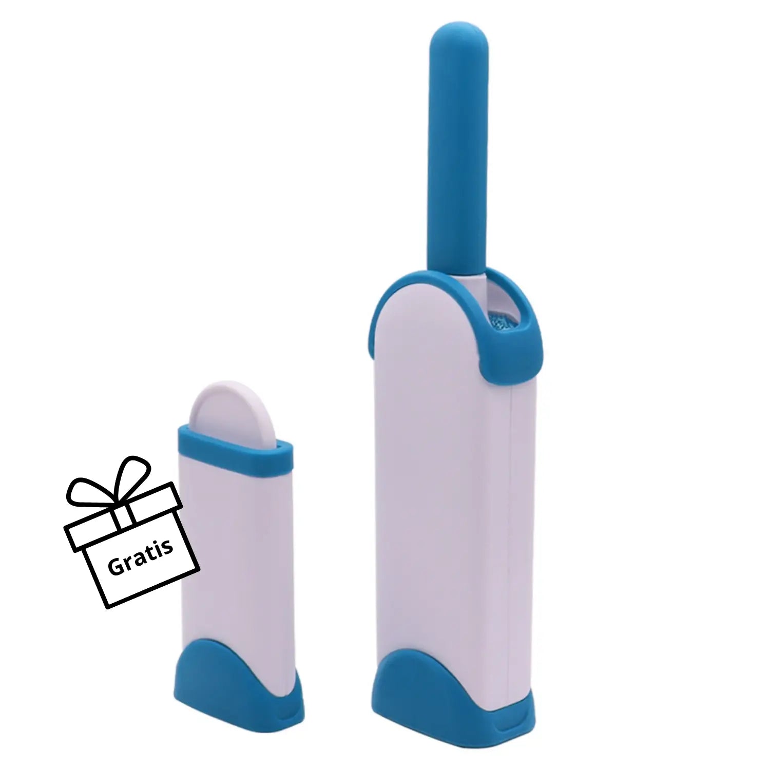 Herbruikbare kledingborstel met zelfreinigende basis