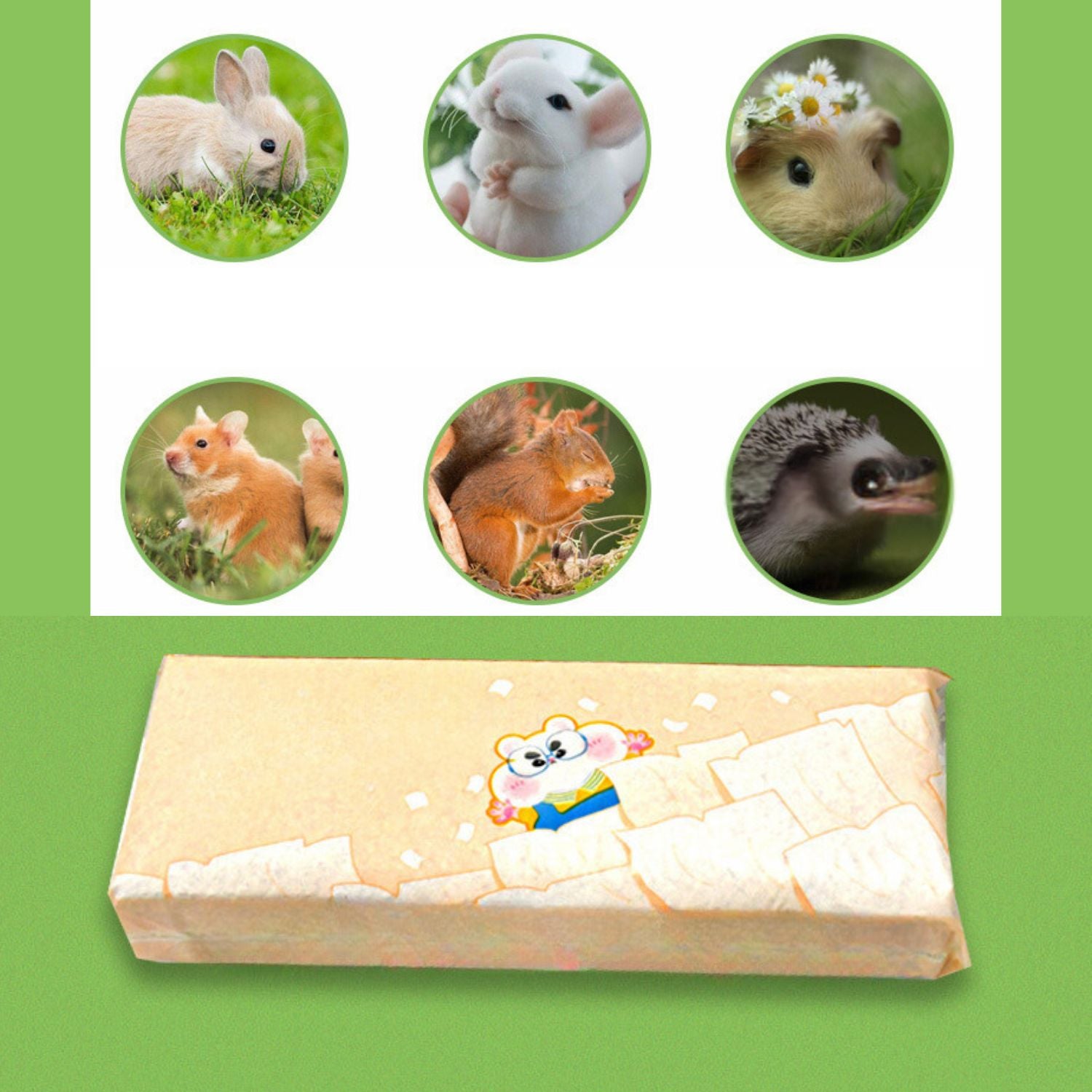 Kleine Dier Houtsnippers Mat Huisdierenbedekking met dierenfiguren