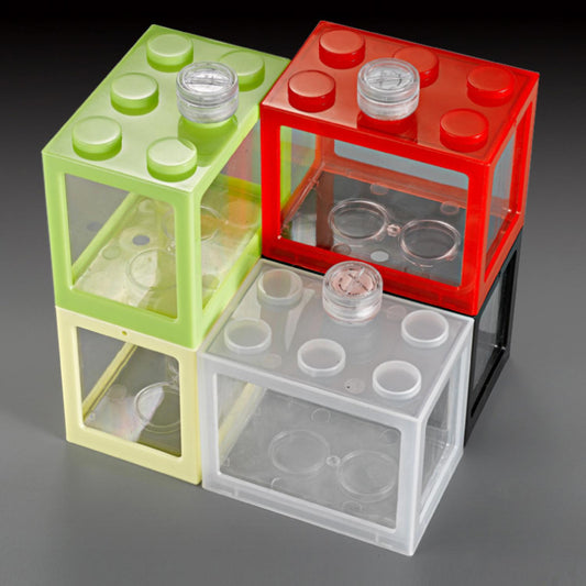 Mini Eco aquarium stapelbare mini aquaria in meerdere kleuren