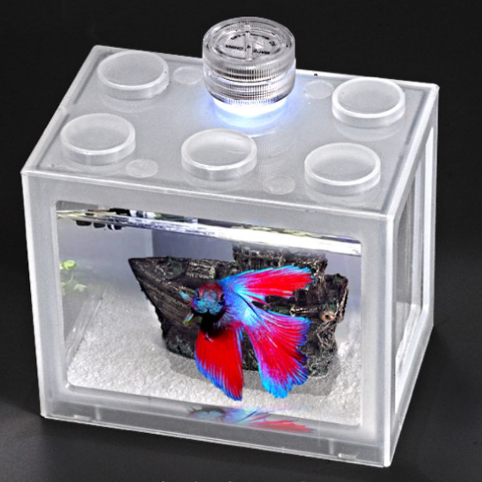 Mini Lego Aquarium 🐾 GRATIS LED-lamp t.w.v. 10,- 🐾