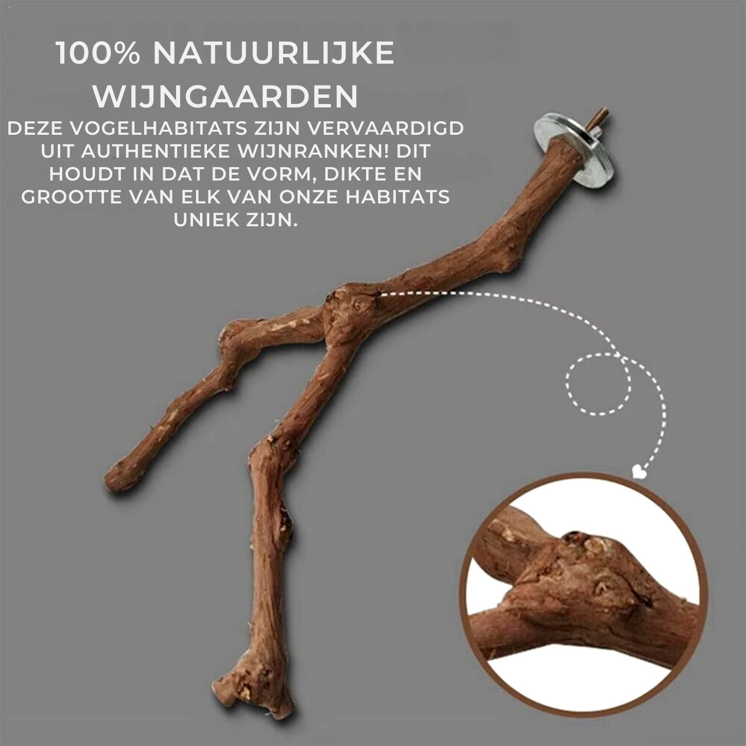 Natuurlijke Vogelstand vogel habitat gemaakt van wijnrank