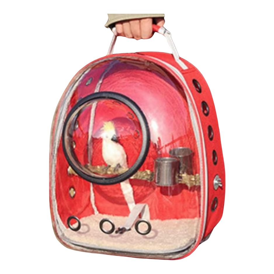 Vogel Rugzak met doorzichtige voorkant