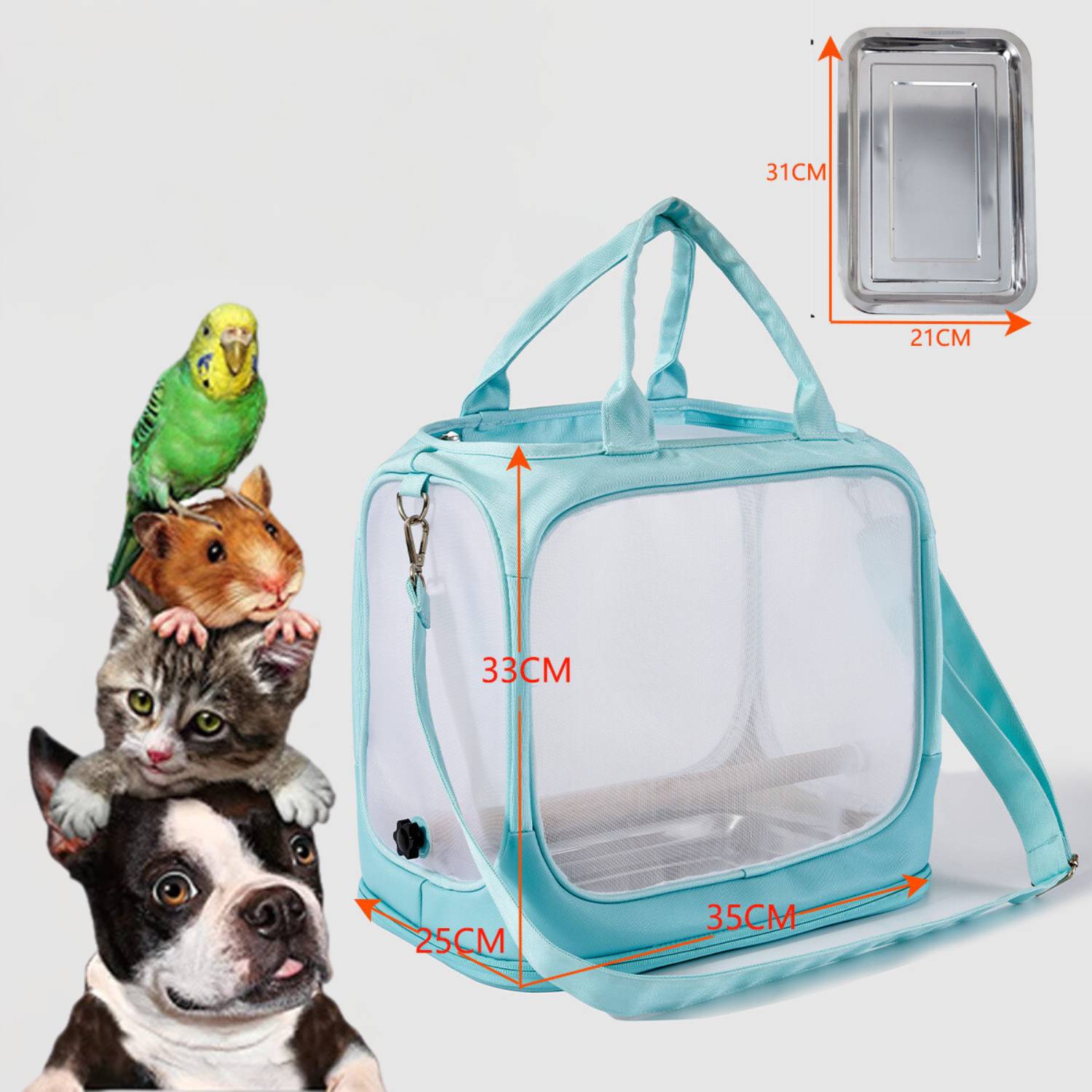 Vouwbare Vogeltas maat