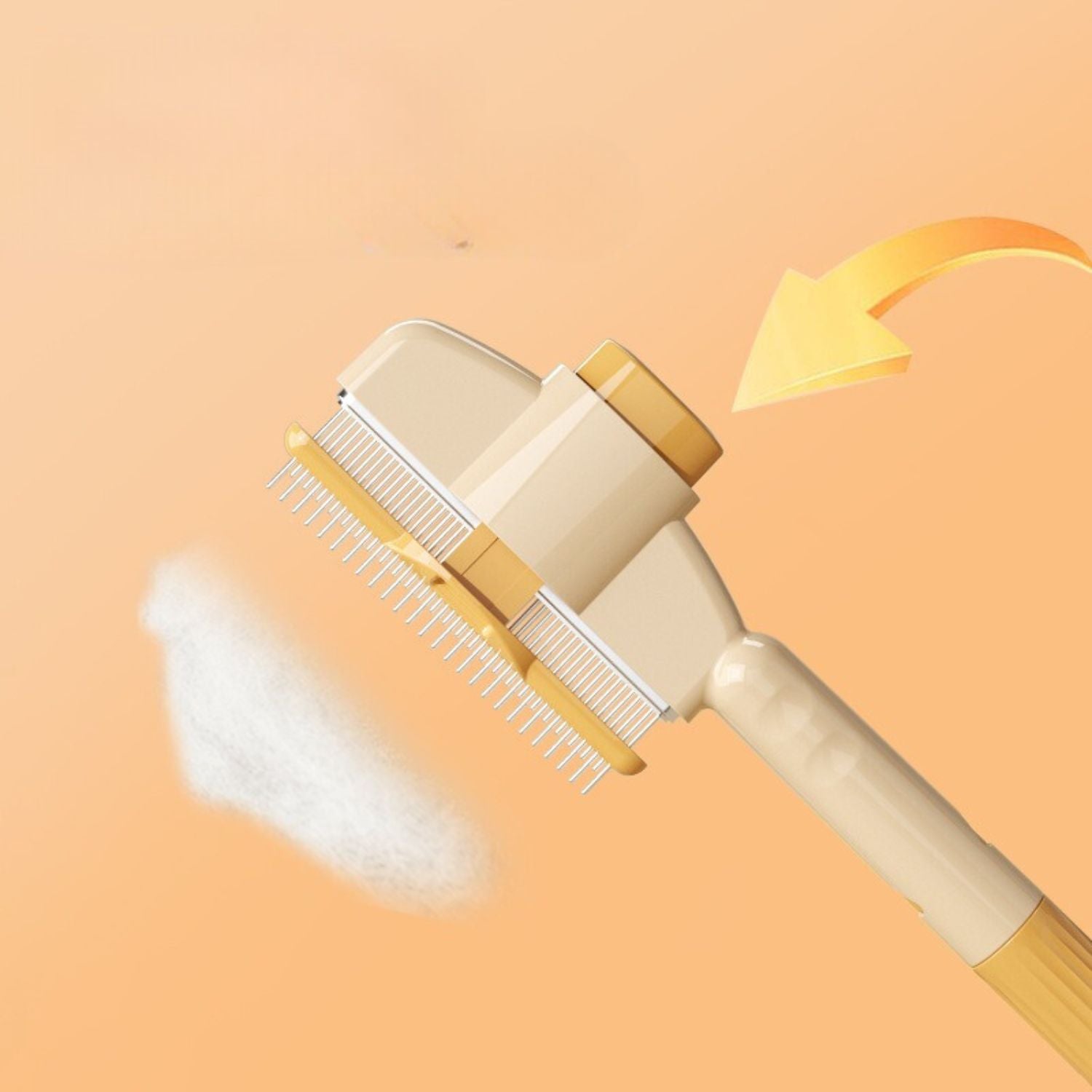 Zelfreinigende Huisdierkam groene zelfreinigende borstel