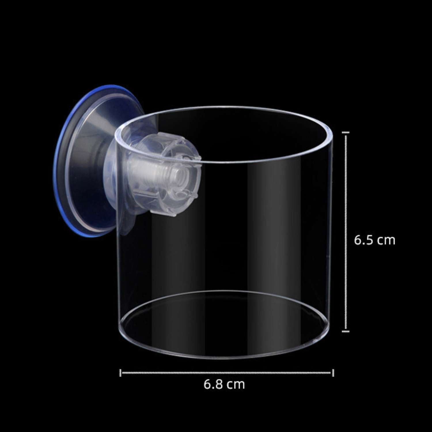 acryl voedingscirkel voor vissen kleine cilindrische voeding