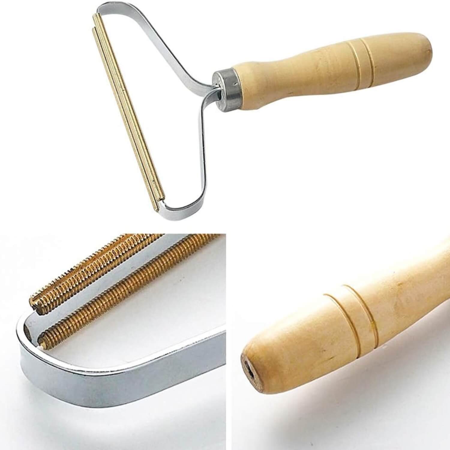 furr remover close up details