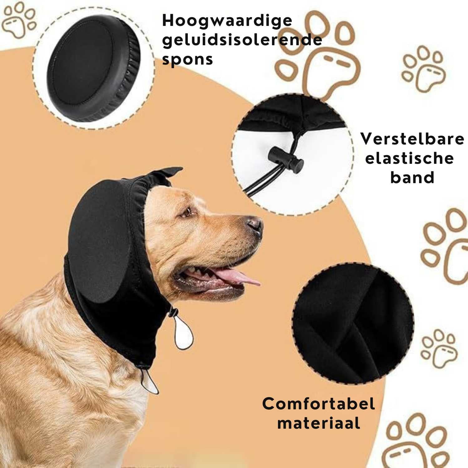 honden oorkappen kenmerken verstelbaar comfortabel geluidsisolerend