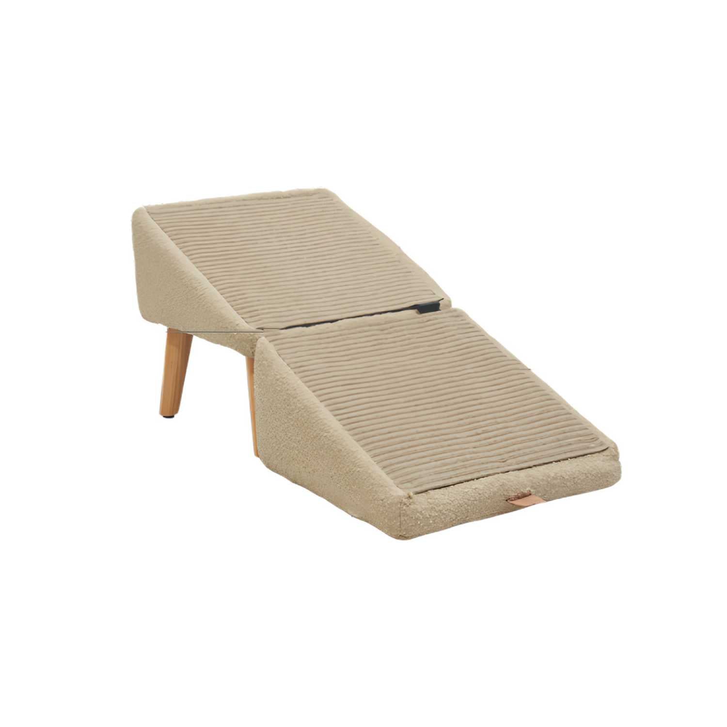 honden sofa trap hondenmeubel met ribstof en houten poten