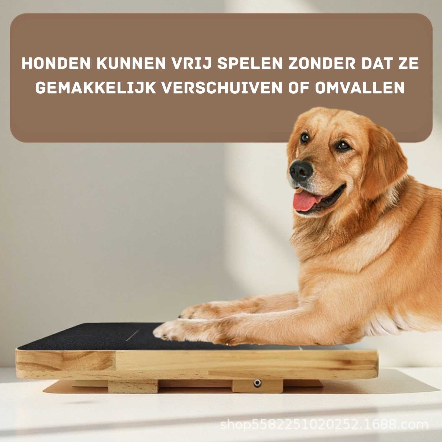 houten honden nagelkrabber stabiel antislip veilig voor honden