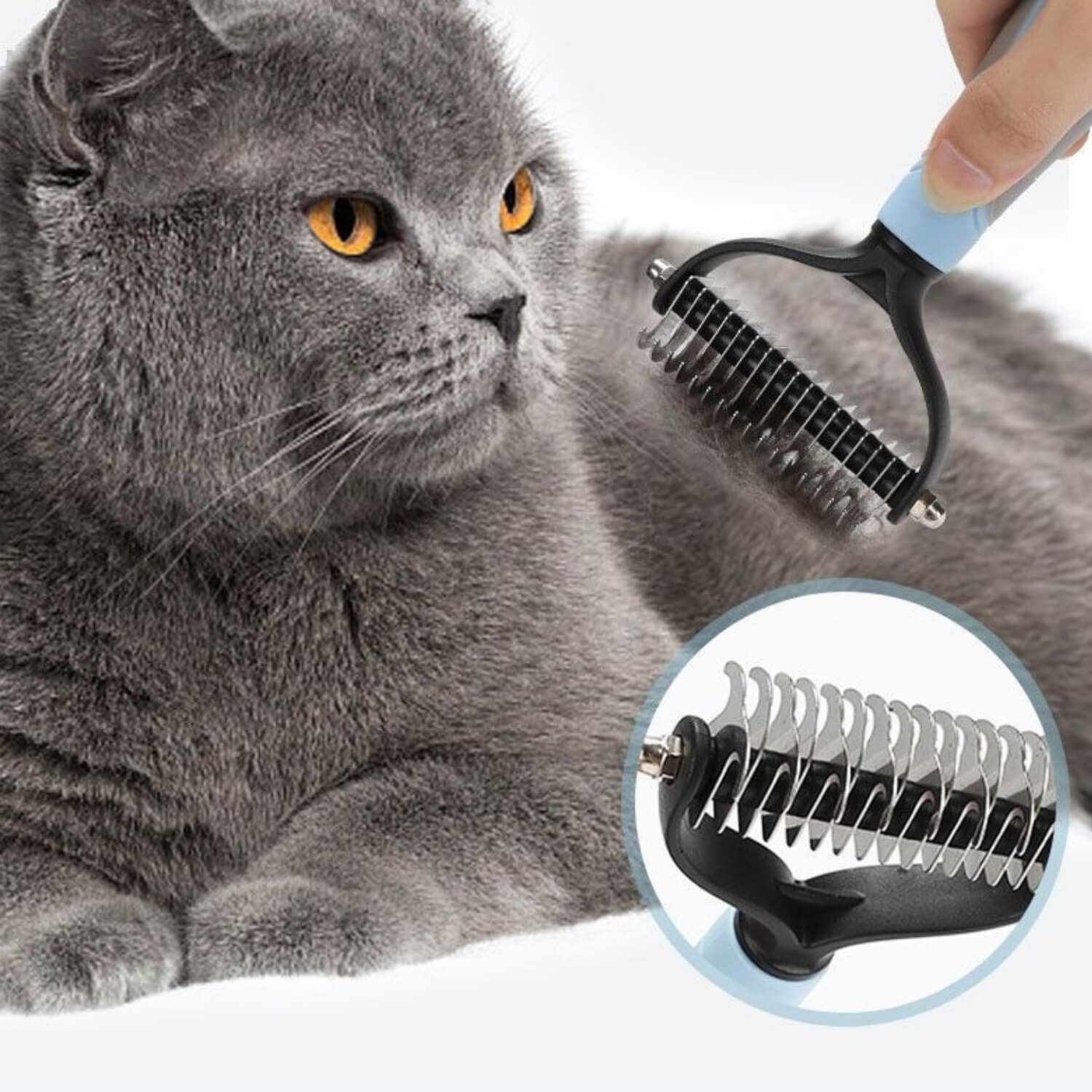 huisdier verzorging kam kat gebruik