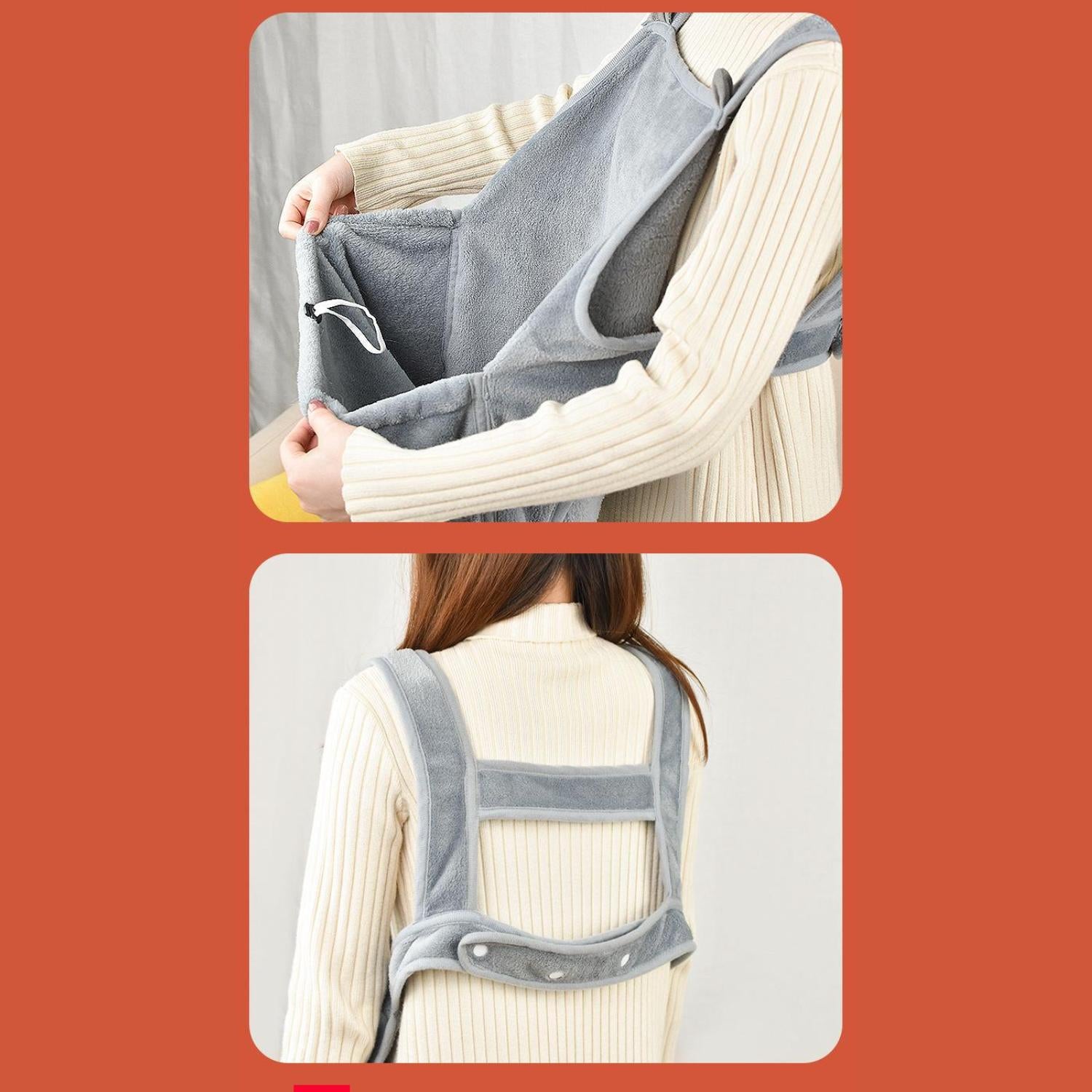 kat haar preventie schort open weergave schouderbanden