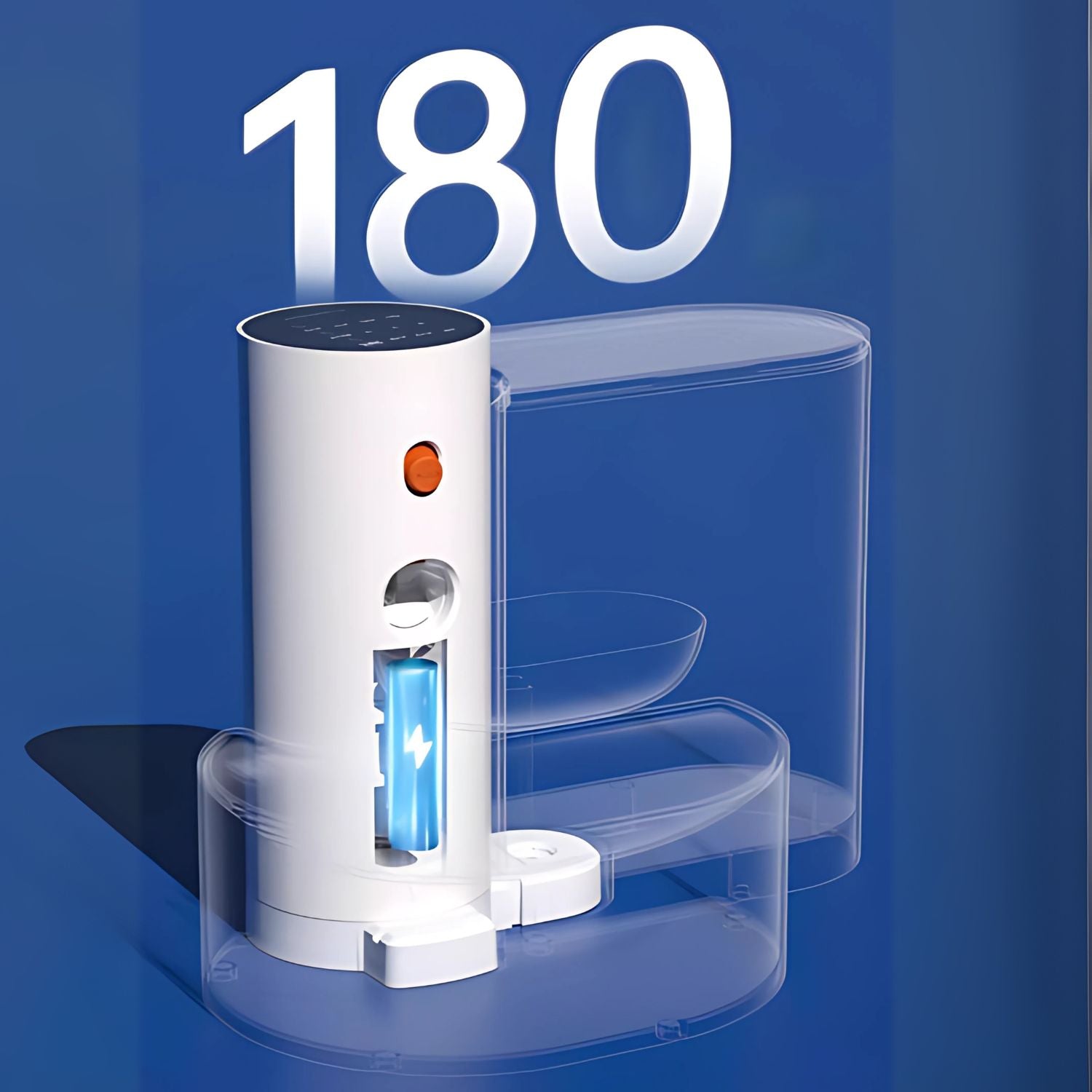 katten drinkfontein slim draadloos met 180 dagen batterijduur