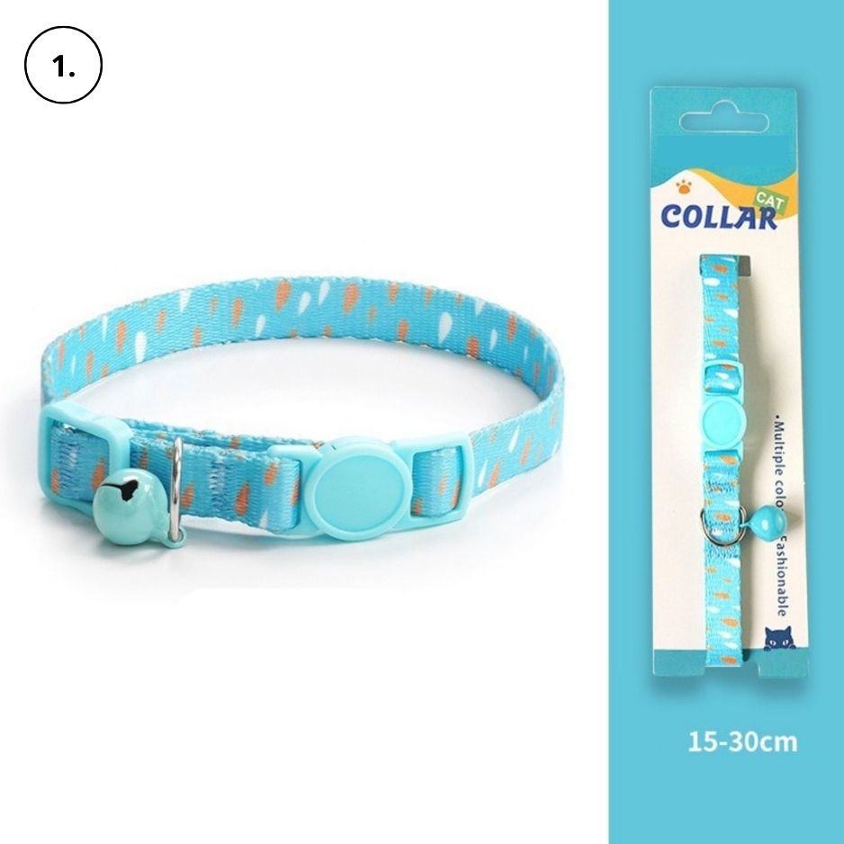 Kattenhalsband met anti-verstikkingsgesp 🐾 1+1 GRATIS 🐾