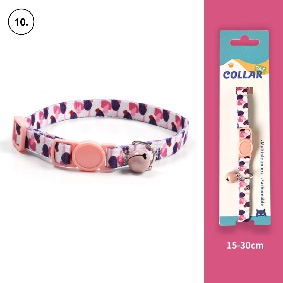 Kattenhalsband met anti-verstikkingsgesp 🐾 1+1 GRATIS 🐾