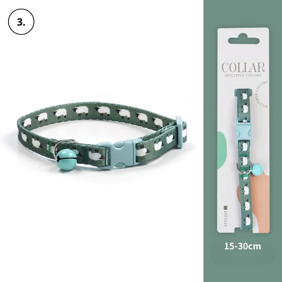 Kattenhalsband met anti-verstikkingsgesp 🐾 1+1 GRATIS 🐾