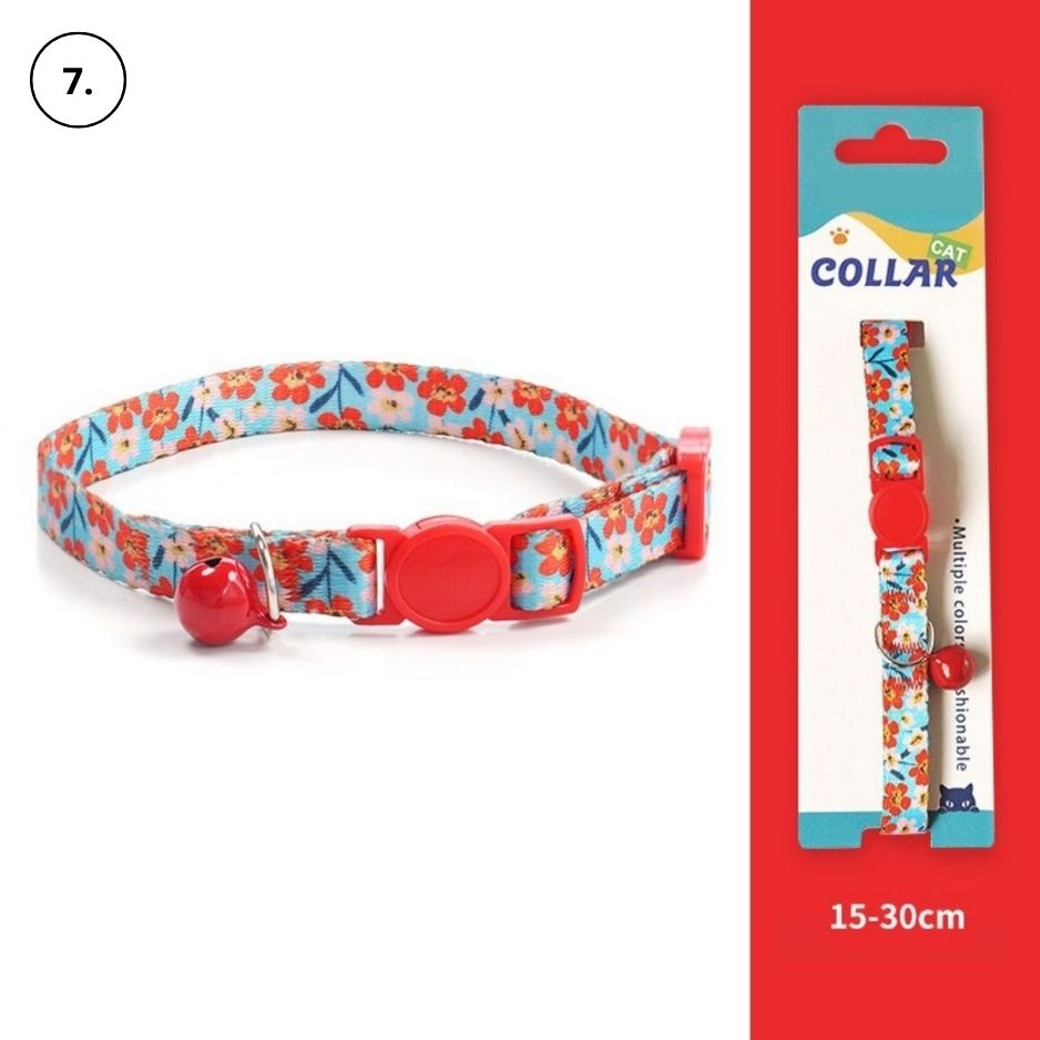 Kattenhalsband met anti-verstikkingsgesp 🐾 1+1 GRATIS 🐾