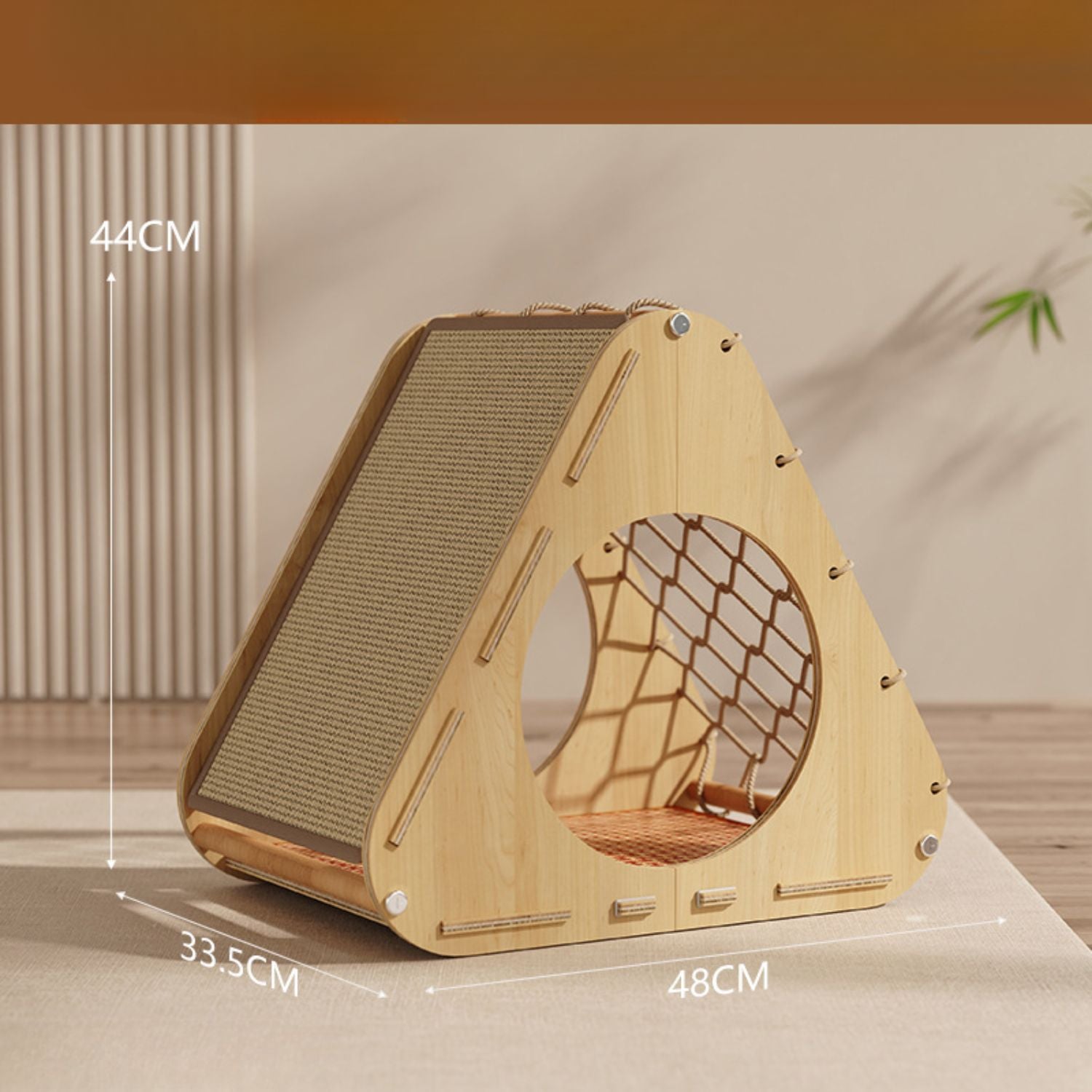 Houten Klimtoren | Slijtvast Krab- en Speelplezier