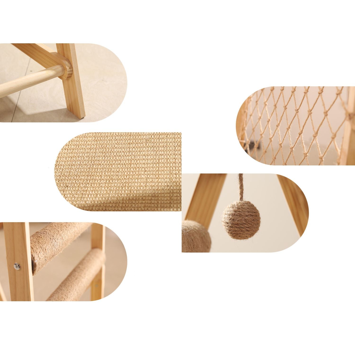 Houten Klimtoren | Slijtvast Krab- en Speelplezier