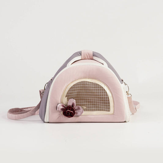 hamster huisdier draagtas roze