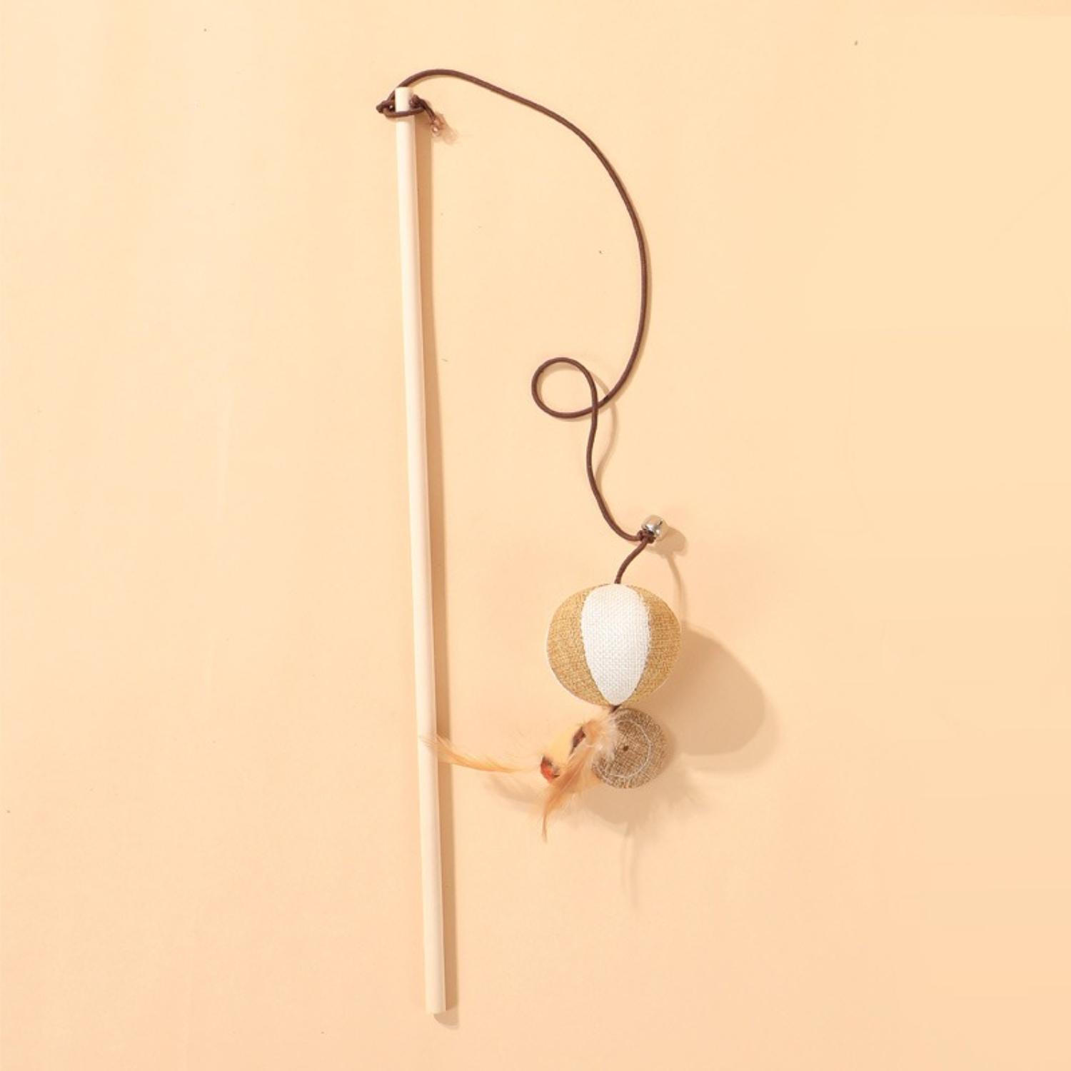 linnen muis kattenhengel interactief spel