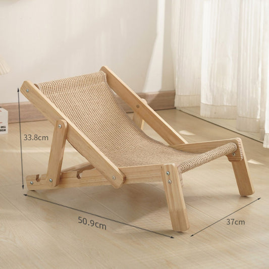 massief houten kattenbed eenstijlvol plekje voor je kat