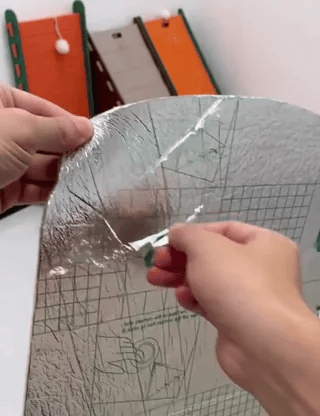 muur krasbord kat beschermfolie verwijderen van katten krasbord panelen