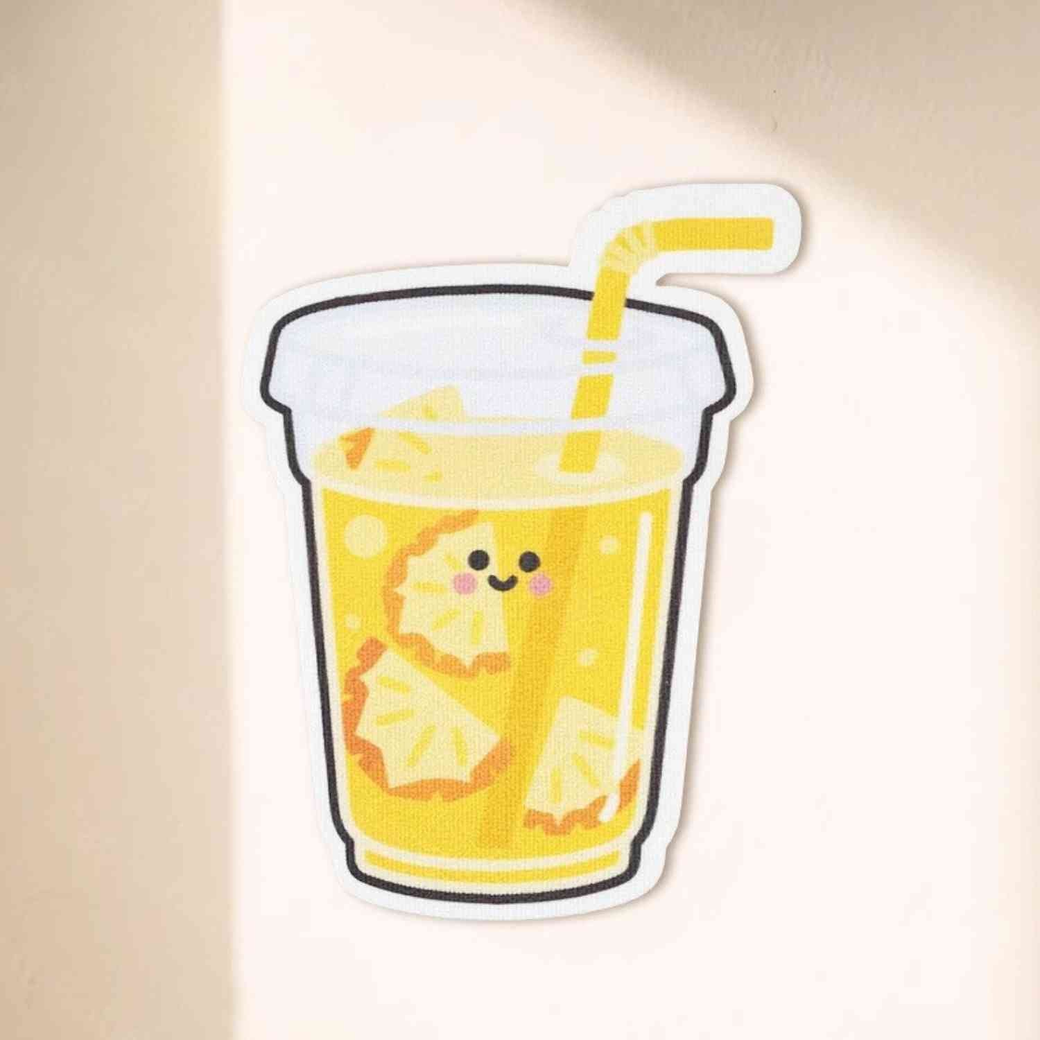 muur krasbord kat schattig gele fruitdrank katten krasbord