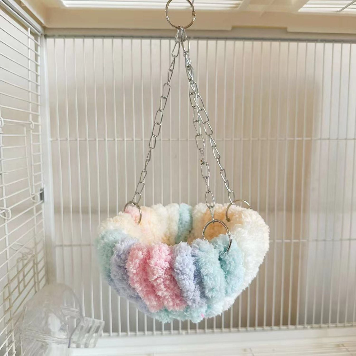 papegaai schommel nest vogelaccessoire katoen