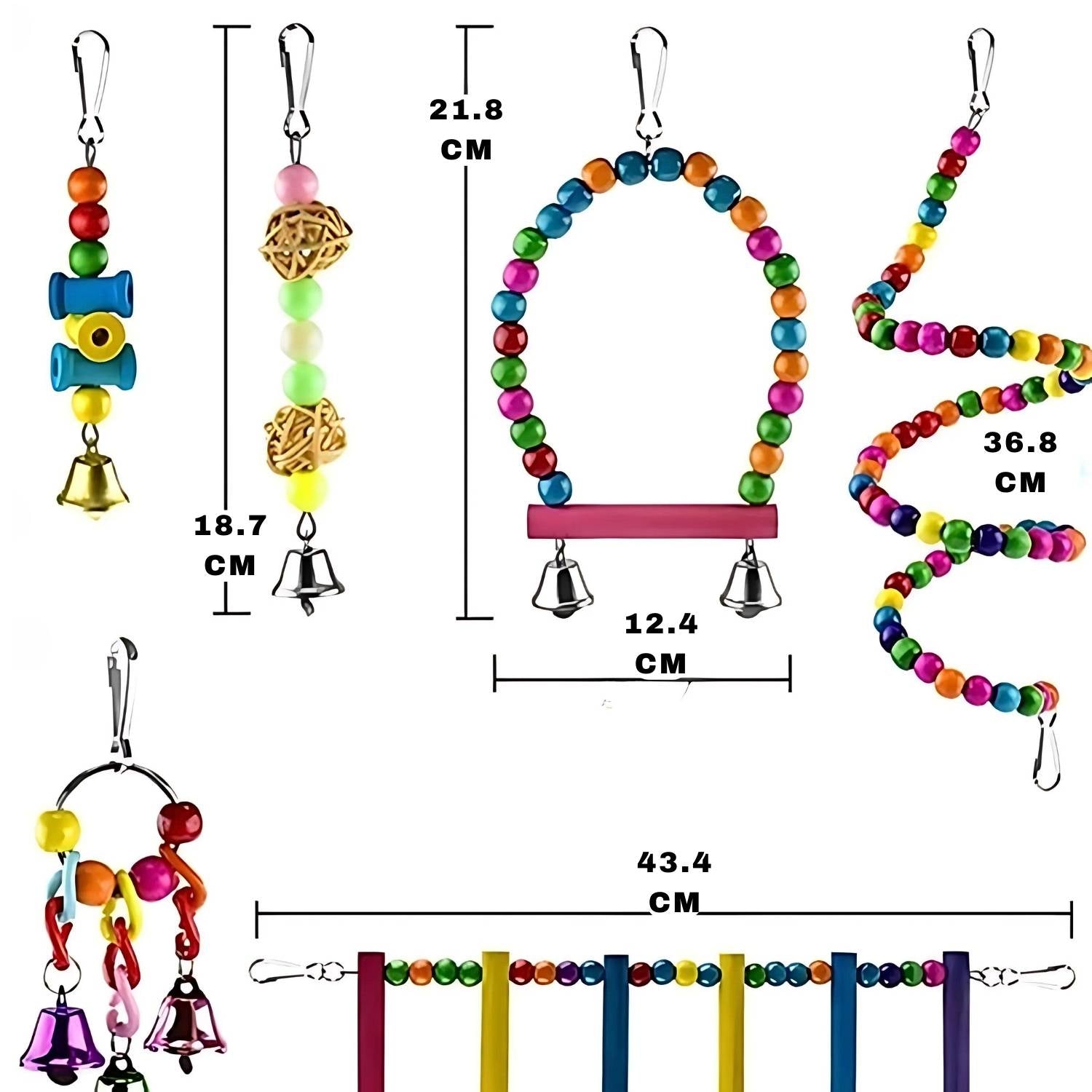 papegaai speelset metingen