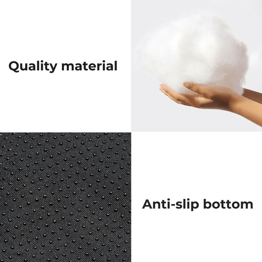 pluche hondenhuis en bank anti slip en kwaliteit