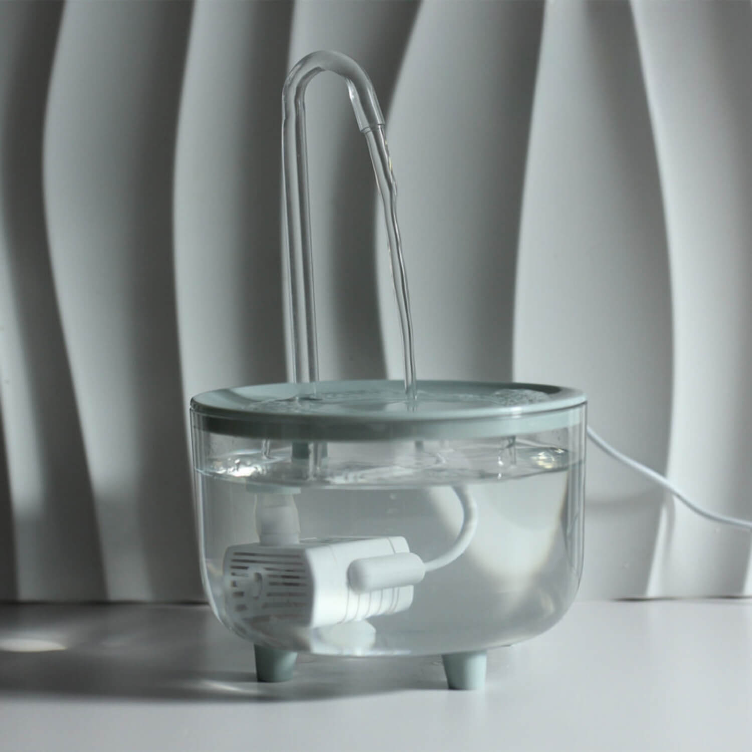 Waterfontein voor katten en honden (Ook geschikt als vogeldouche)