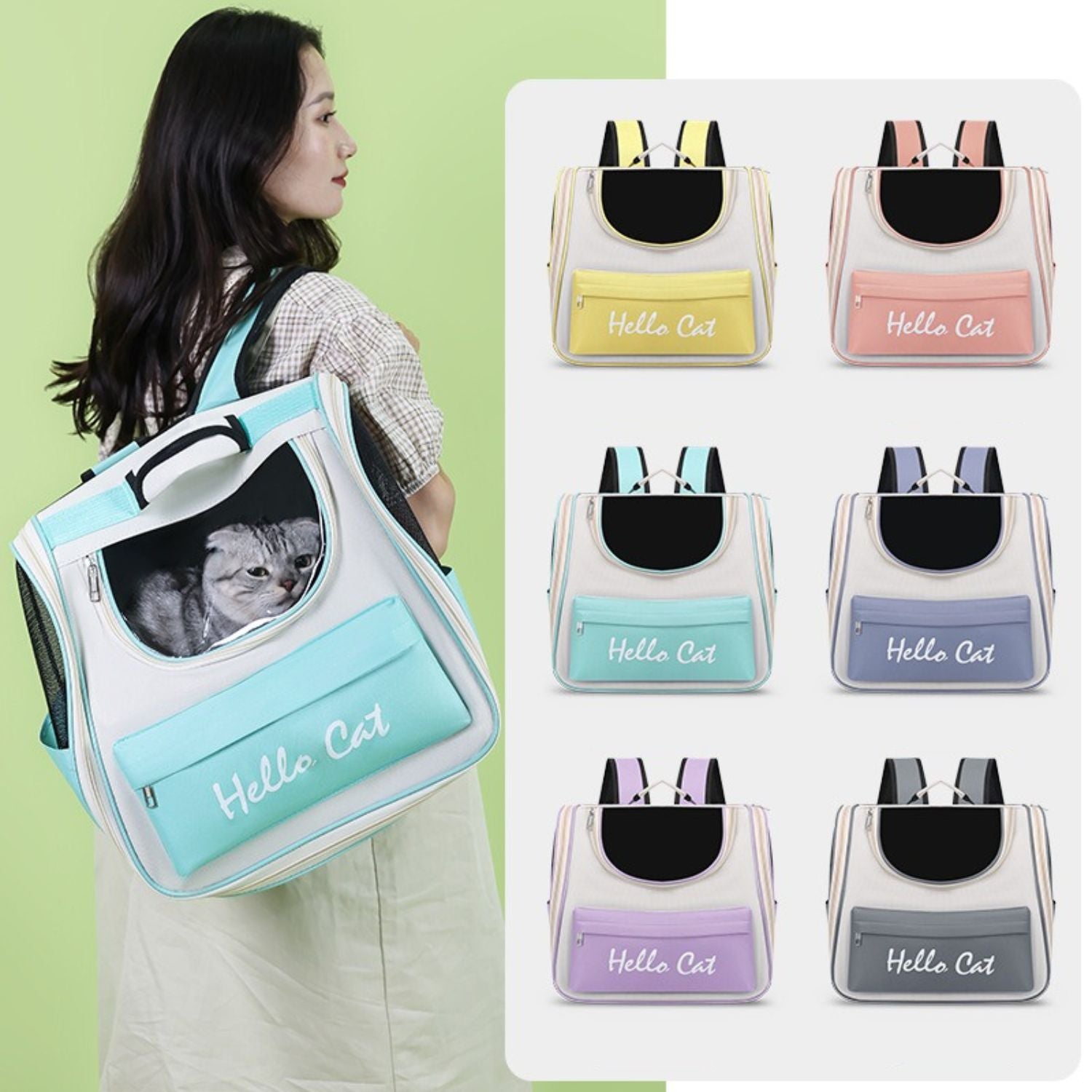 veelzijdige draagbare huisdierenrugzak in verschillende kleuren