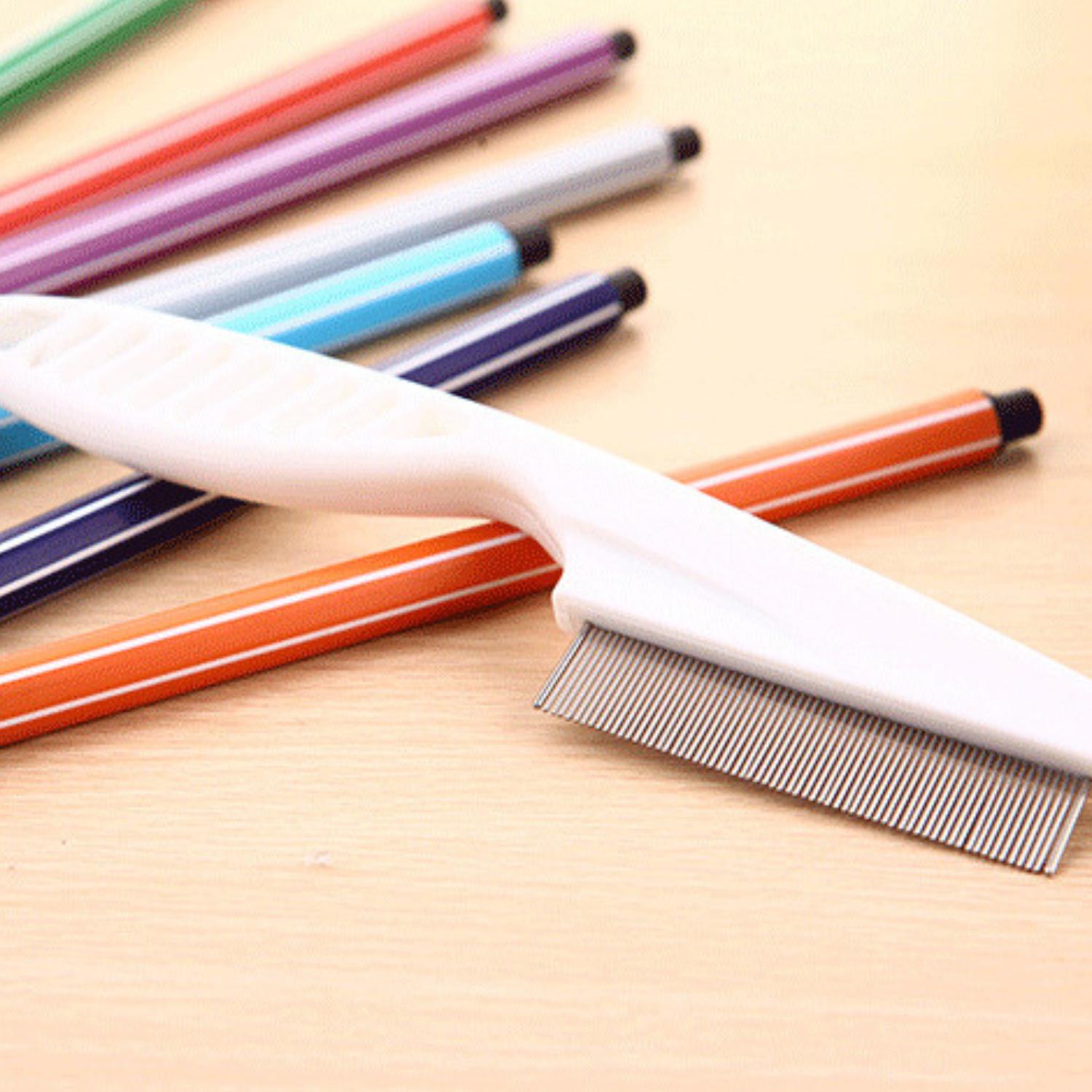 vlooienkam voor honden en katten vlooienkammen plat gelegd fijne tanden