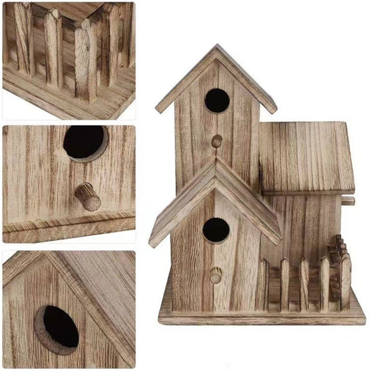 vogelhuis met schuindak perfect voor tuin en balkon