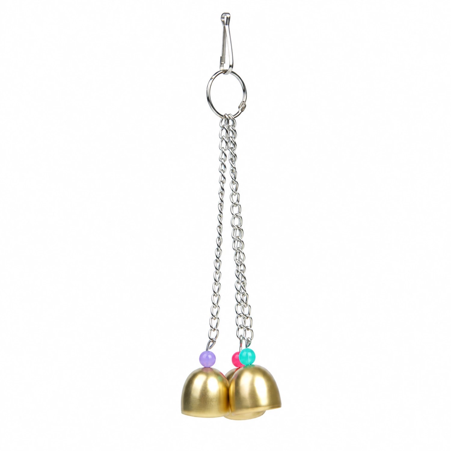 Goudkleurige bellenhanger | 19 cm