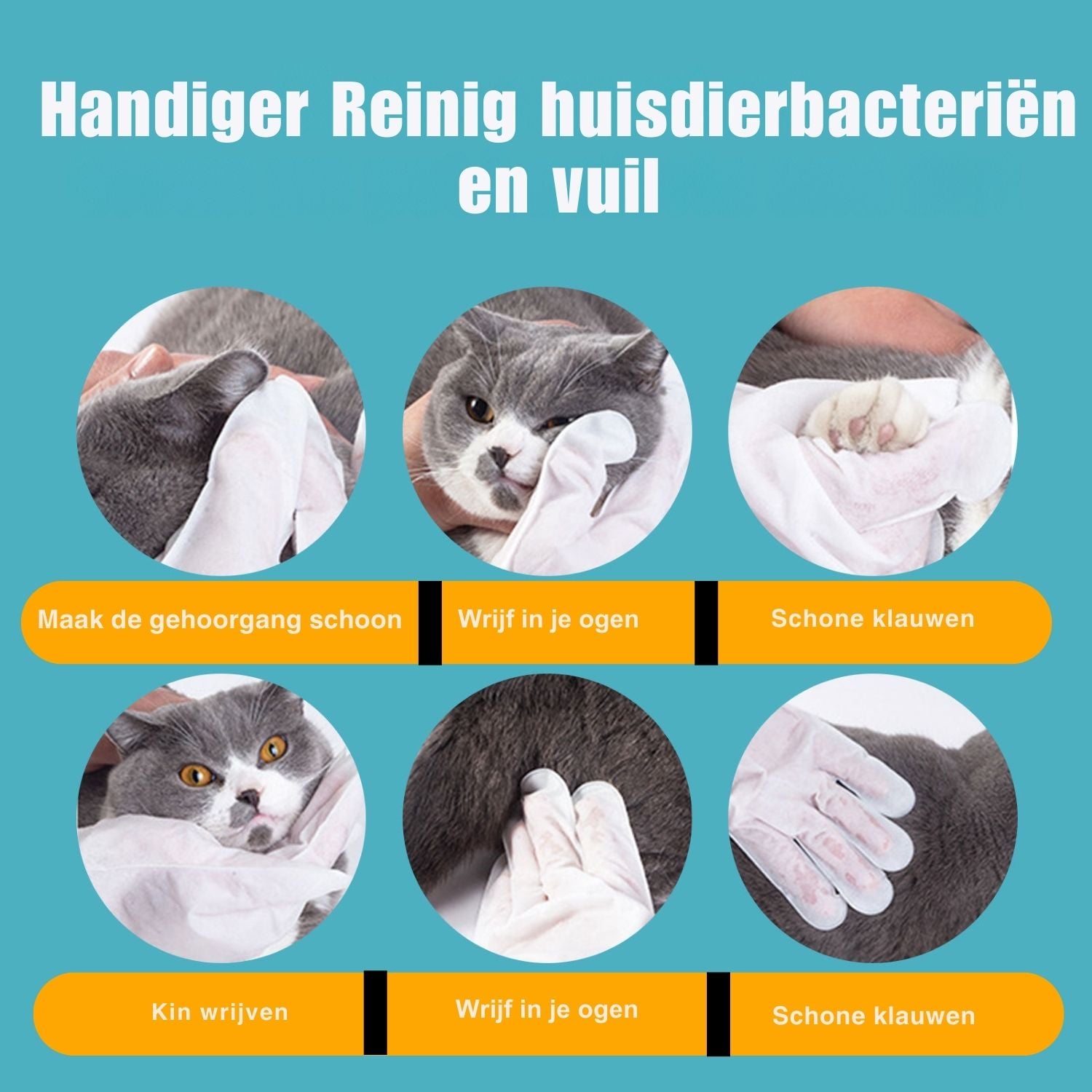 yegbong pet bath free handschoenen reiniging huisdierbacterien en vuil